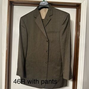Men's Brown Suit Jacket and Pants